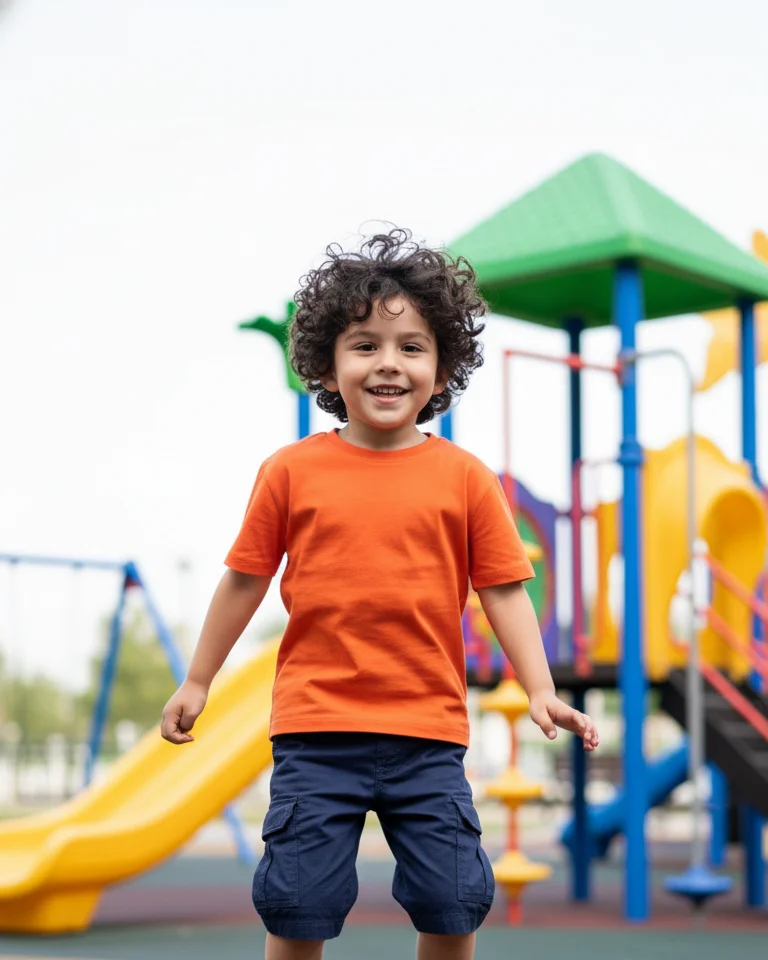 Play In Garden AI Baby Photo Generator template