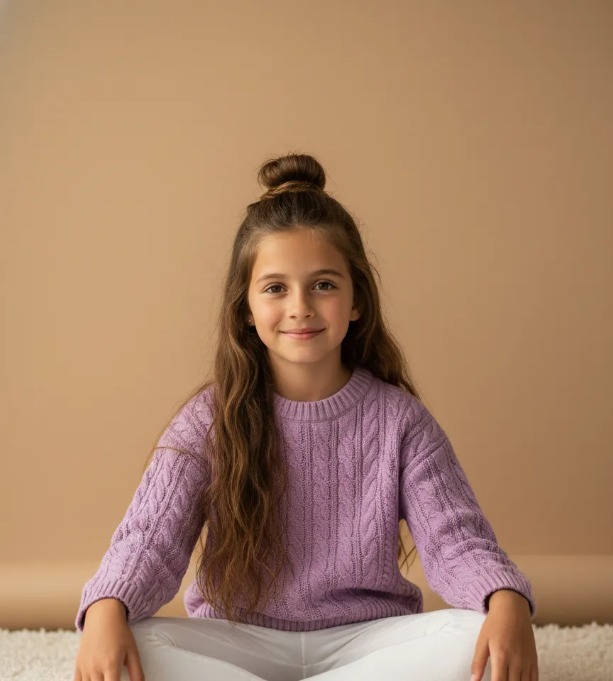 Sitting In Floor AI Baby Photo Generator template