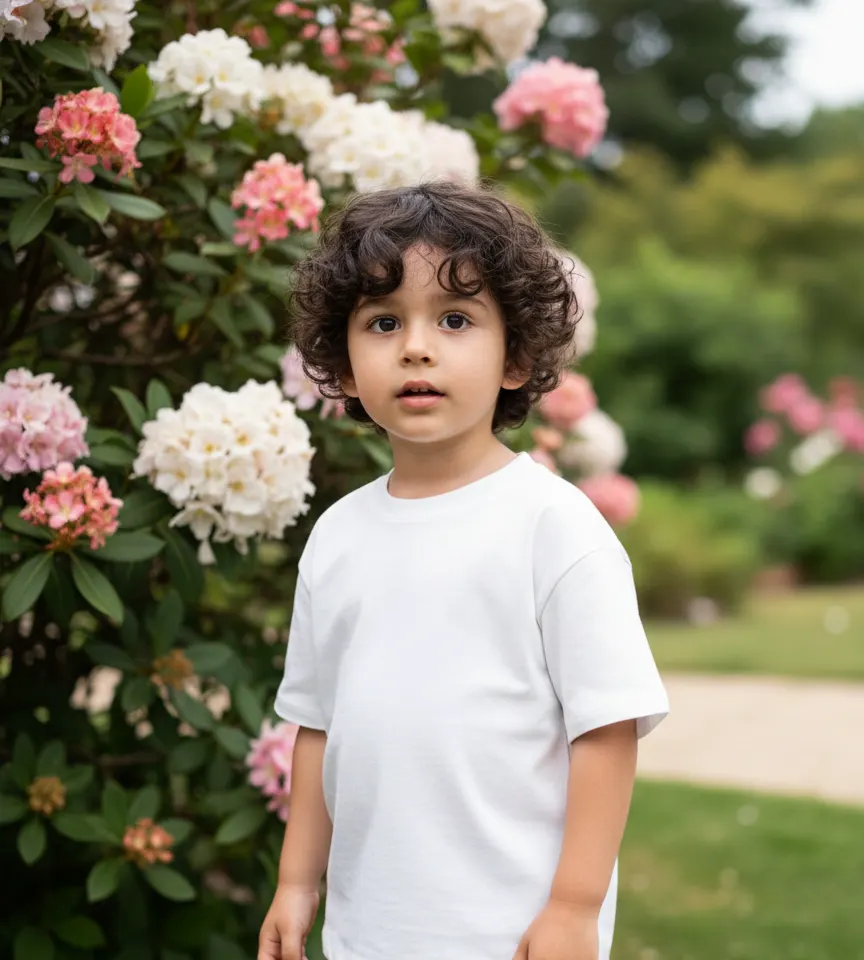 Standing In Tree AI Baby Photo Generator template