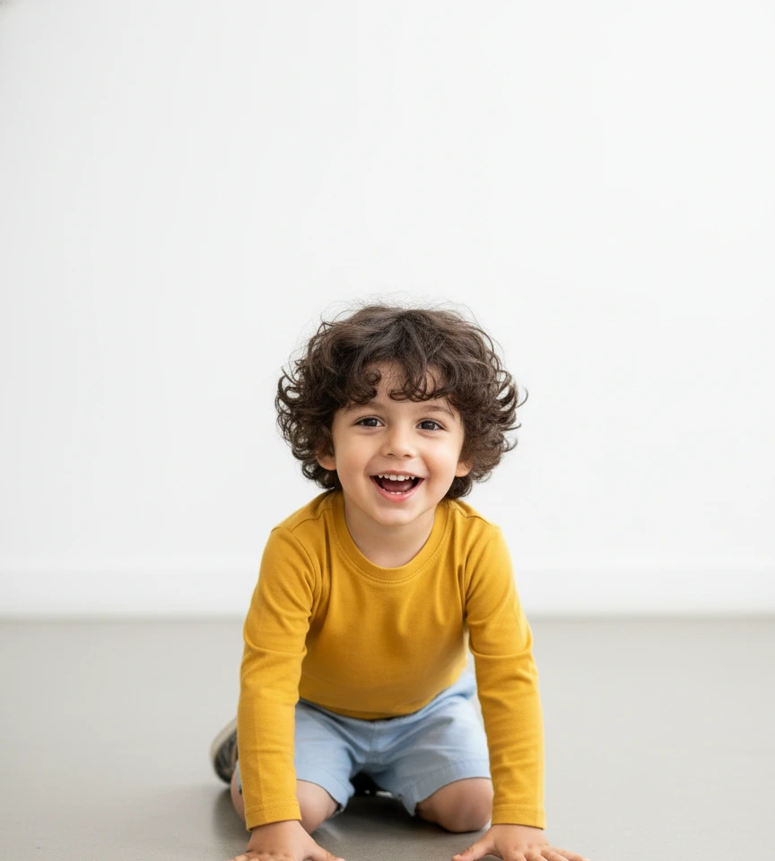 Play In Floor AI Baby Photo Generator template