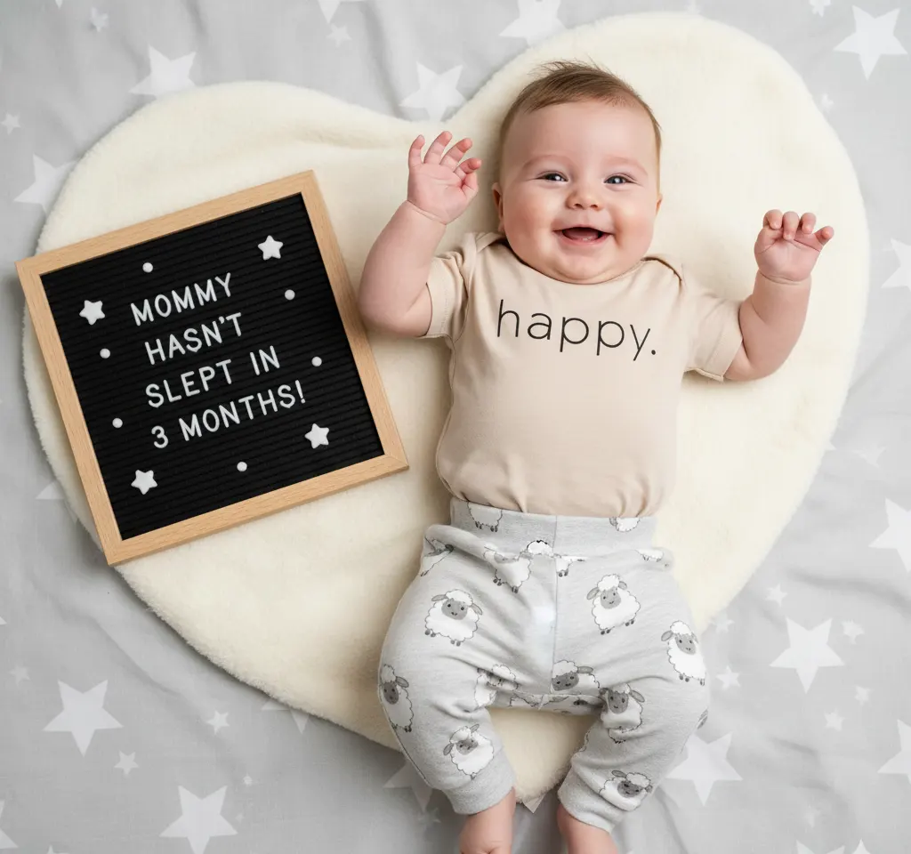 Newborn Baby Girl Portrait AI Baby Photo Generator template