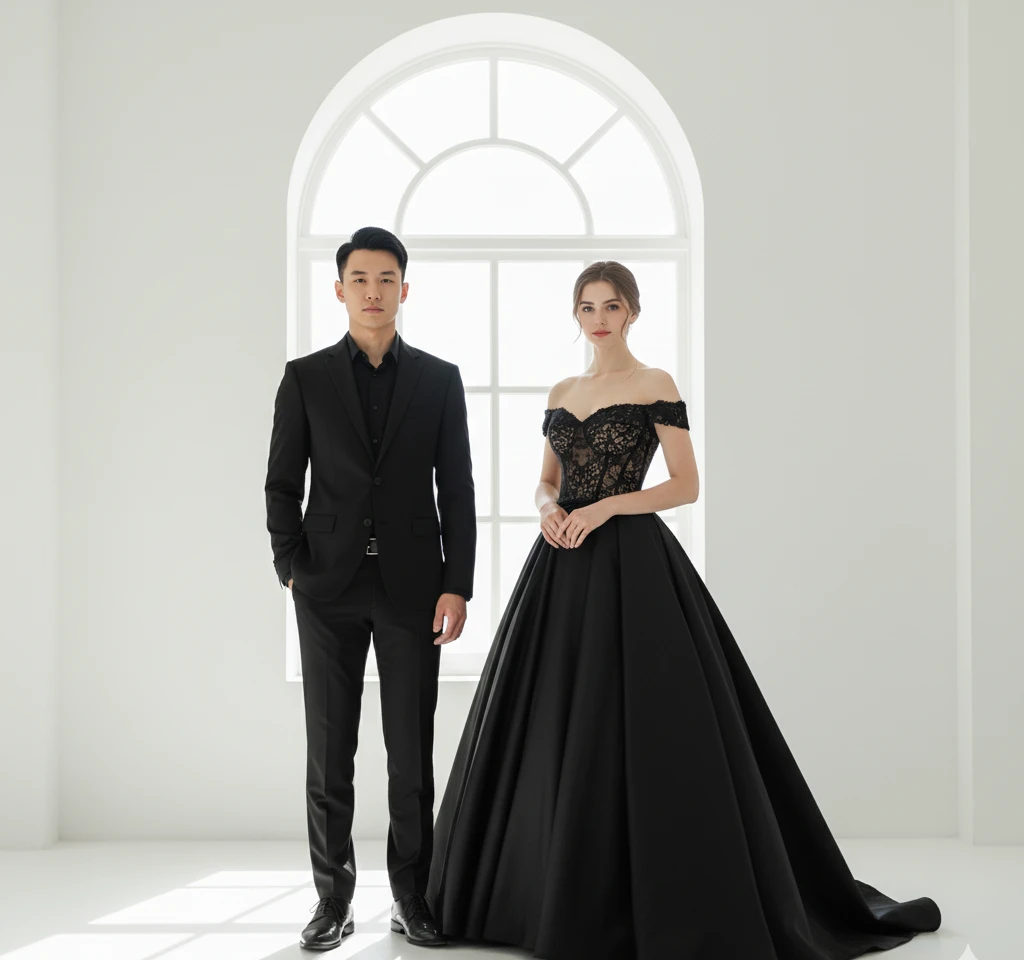 Festival Celebration Scene #21 AI Couple Photo template