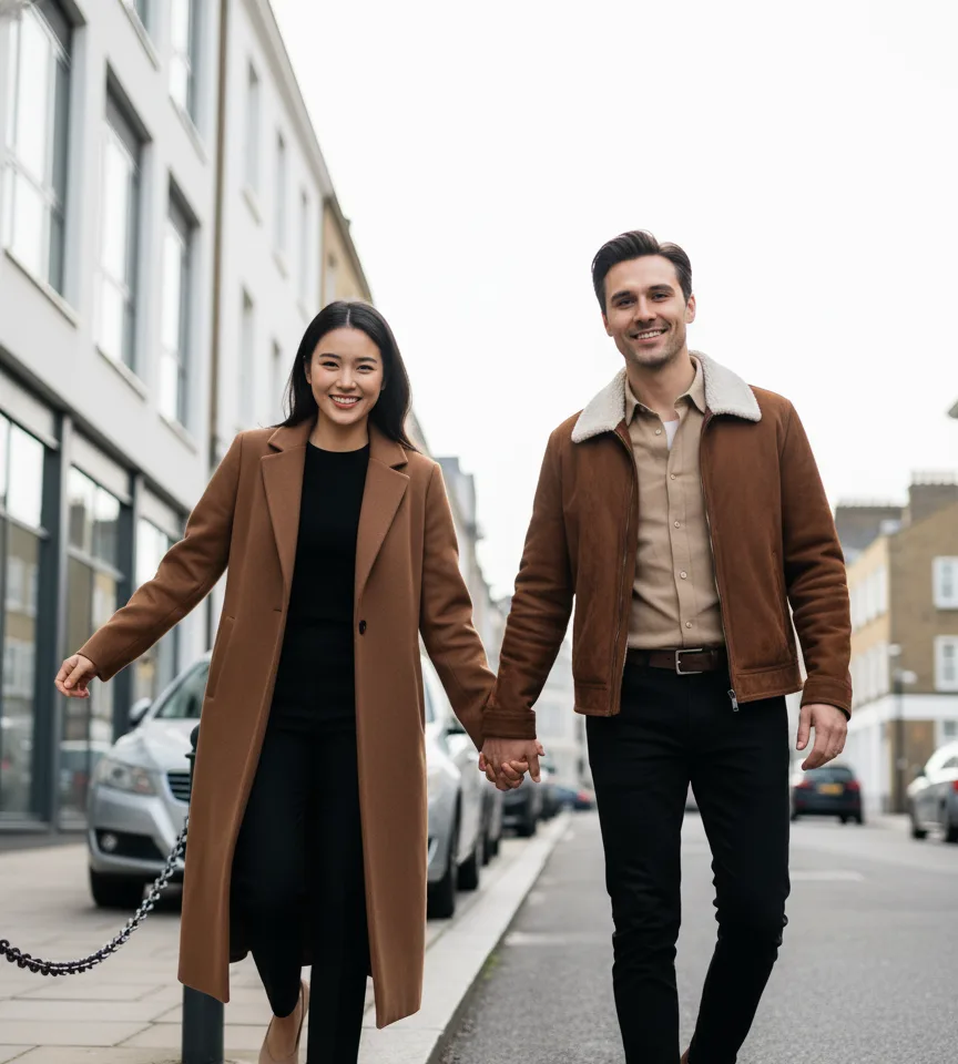 Festival Celebration Scene #39 AI Couple Photo template