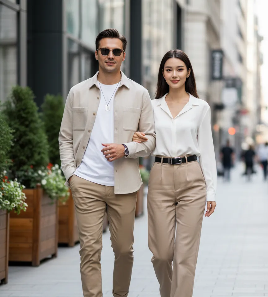 Festival Celebration Scene #50 AI Couple Photo template