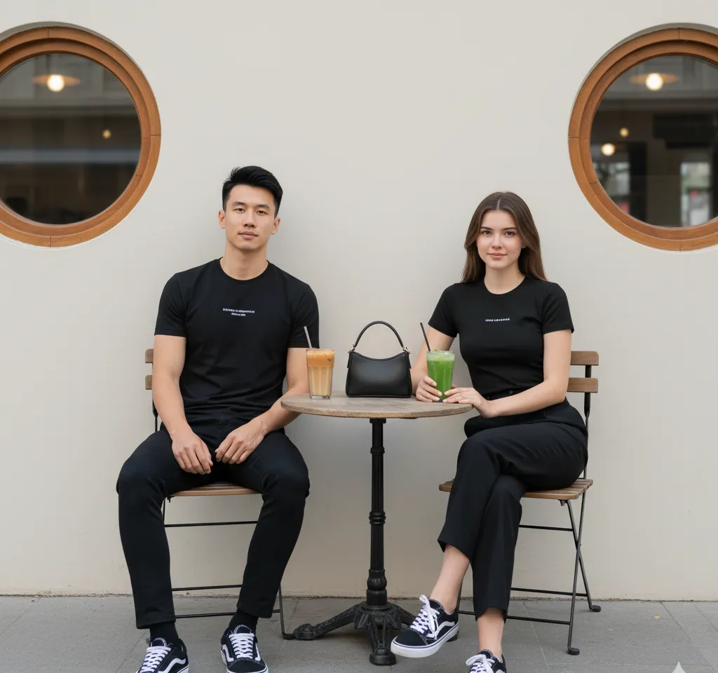 Festival Celebration Scene #8 AI Couple Photo template