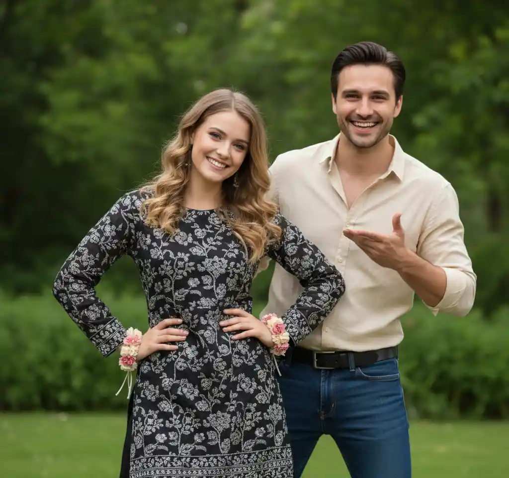 Outdoor Photoshoot AI Couple Photo template