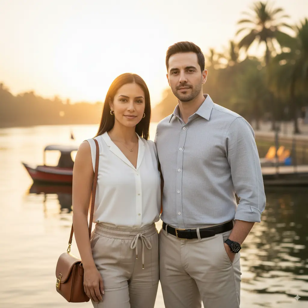 Bitch Wibe AI Couple Photo template