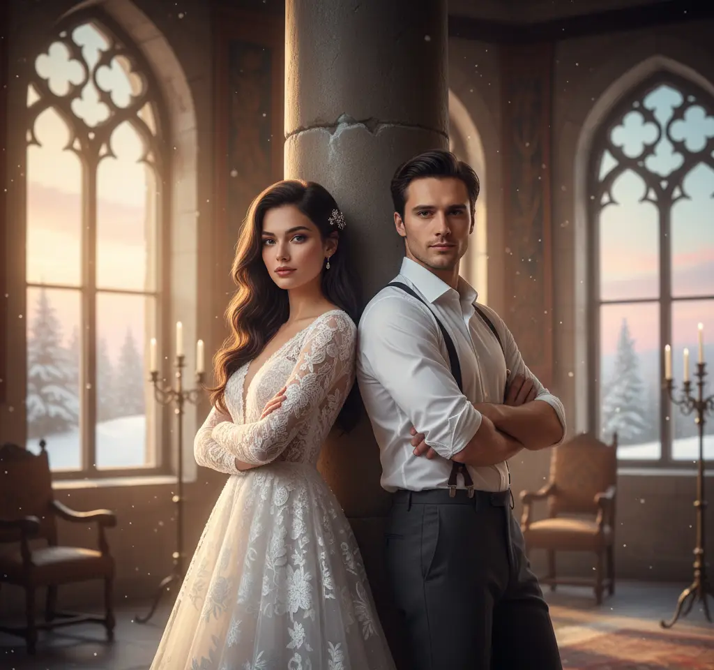 Western Palace Couple Photo AI Couple Photo template