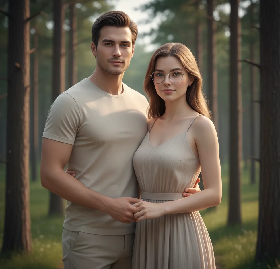 Munnur Karnataka Couple AI Couple Photo template