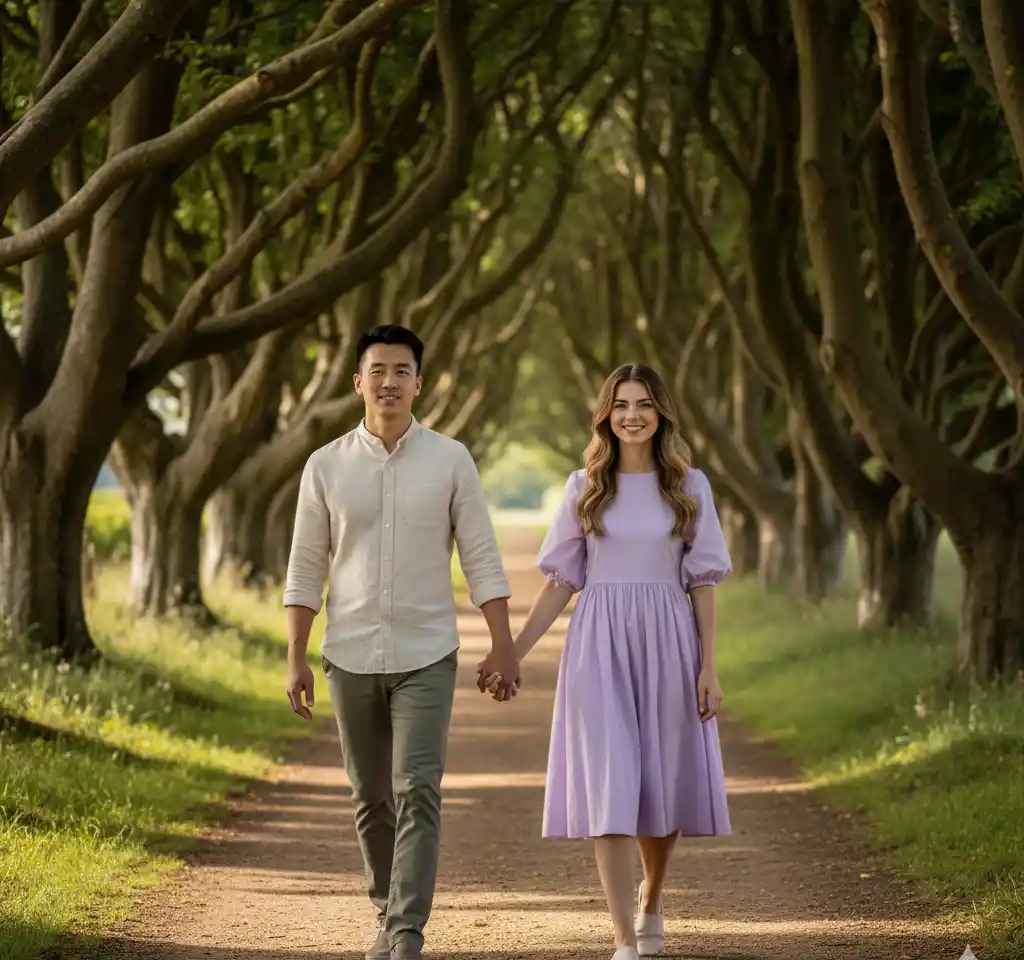 Ballymoney Ireland Couple AI Couple Photo template