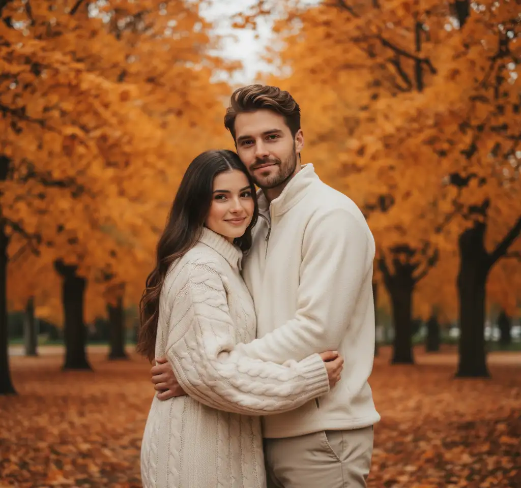 Yuyuan Garden Shanghai Couple AI Couple Photo template