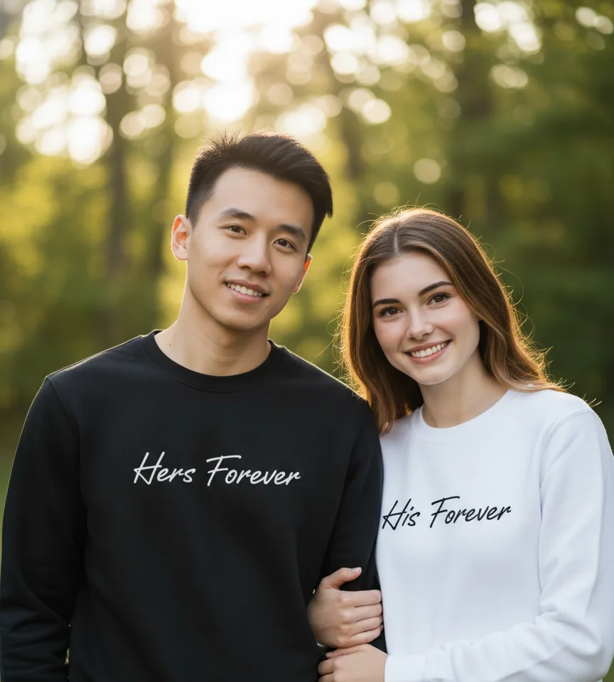 Promise Day Valentine Couple AI Couple Photo template