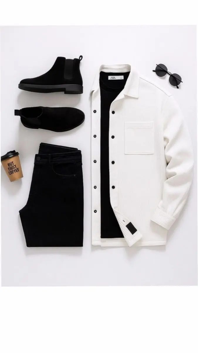 Casual Lifestyle Look #09 AI Dress Up Generator template