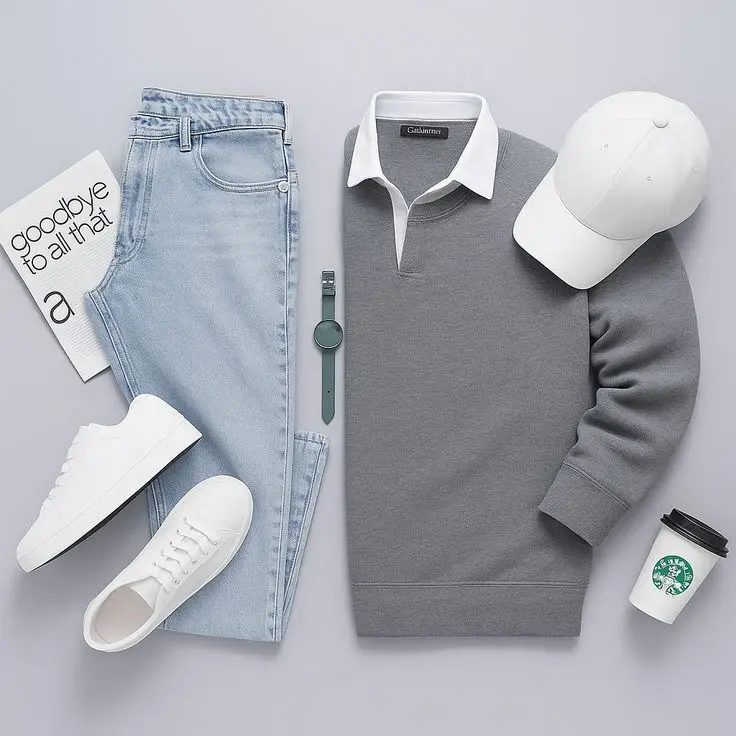 Casual Lifestyle Look #25 AI Dress Up Generator template