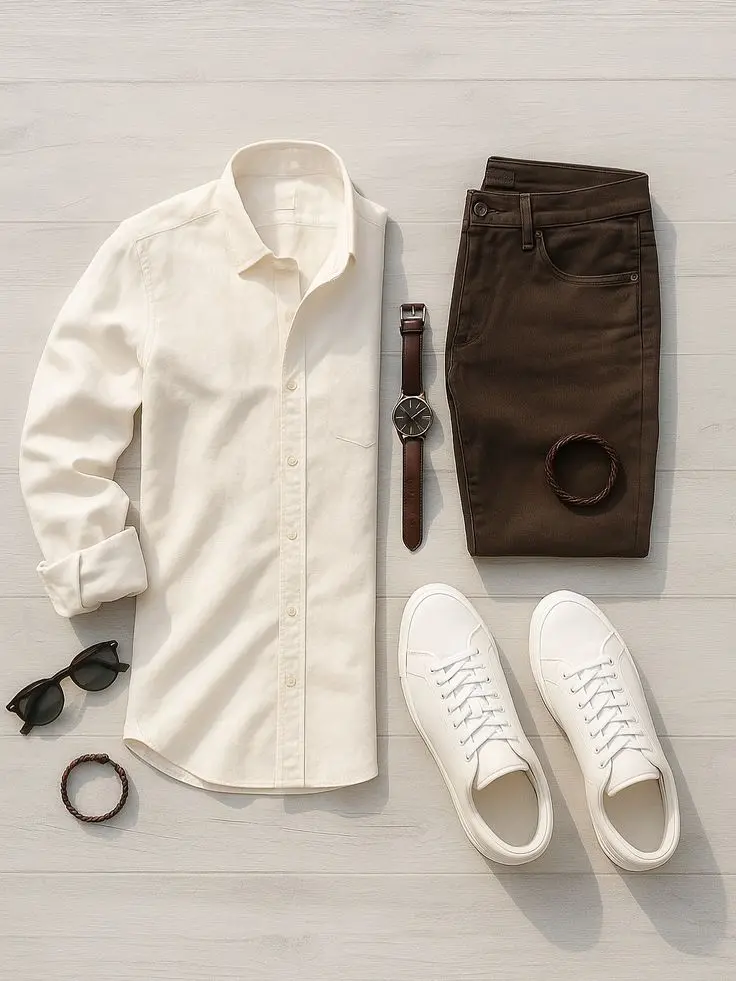 Casual Lifestyle Look #44 AI Dress Up Generator template