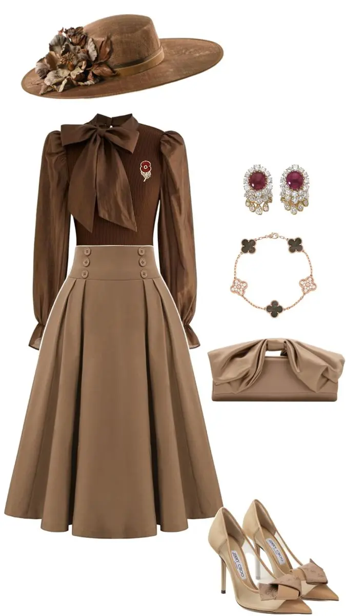 Women's Business Formal Look #10 AI Dress Up Generator template