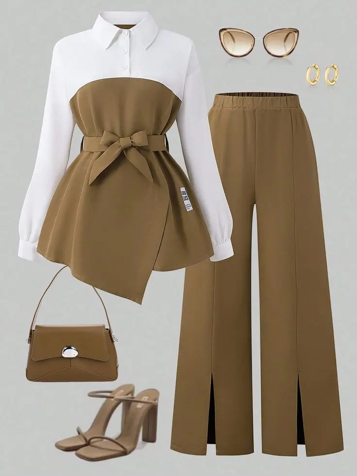 Women's Business Formal Look #11 AI Dress Up Generator template