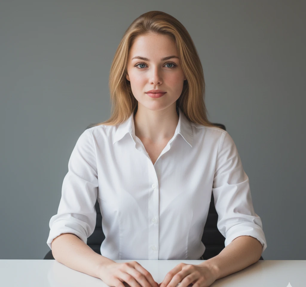 Employee Woman 3 AI Headshot Generator template