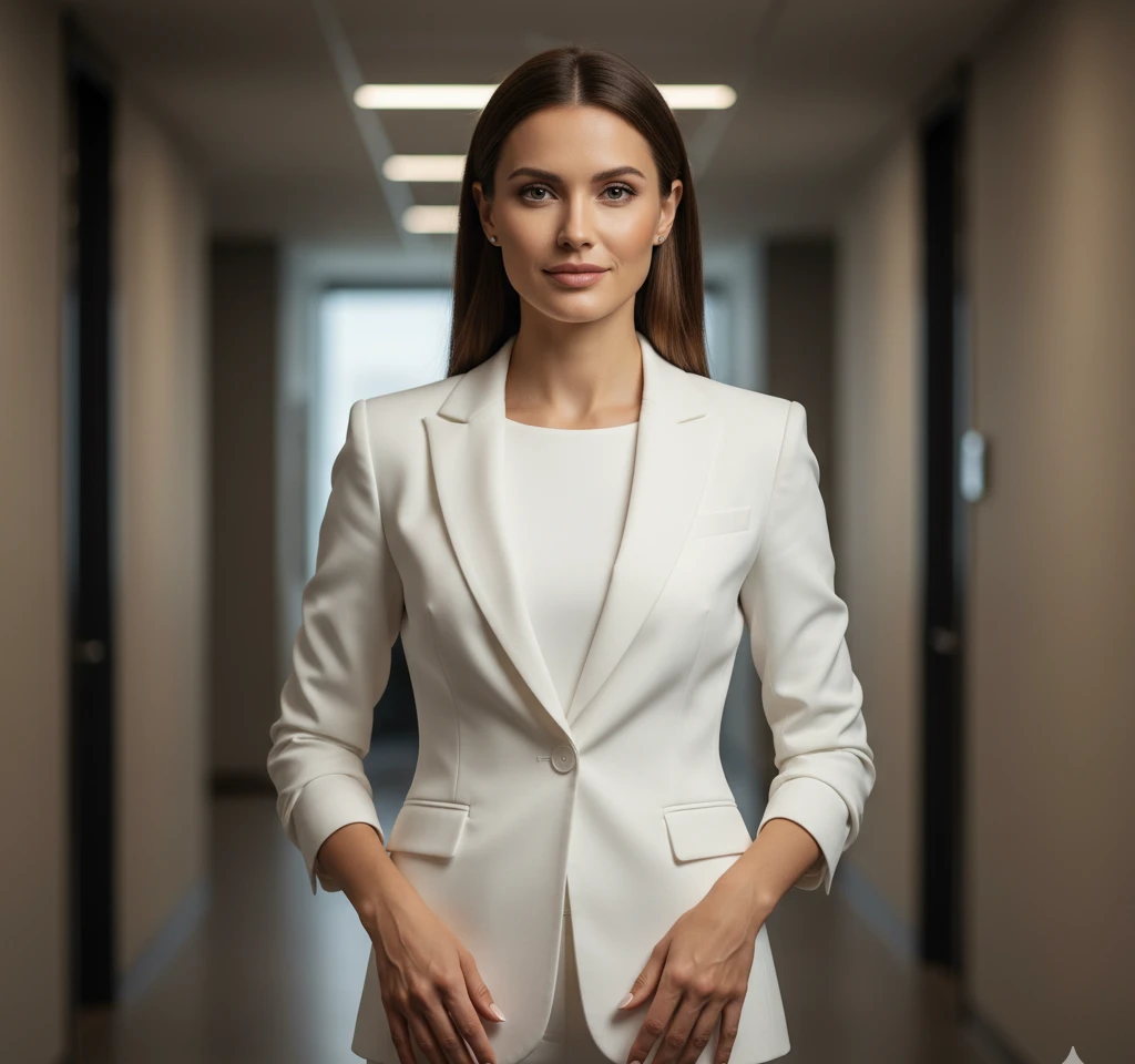 Suit Woman 3 AI Headshot Generator template