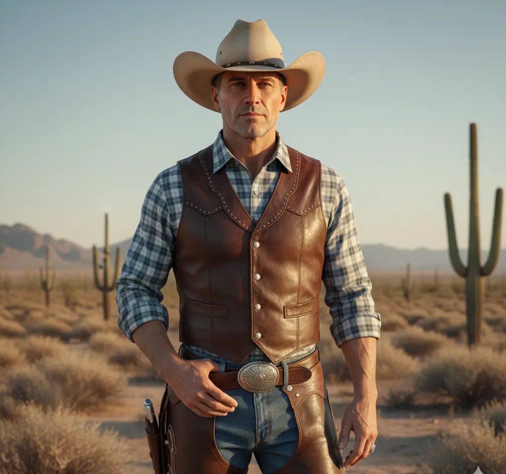 CowBoy Man 1 AI Headshot Generator template