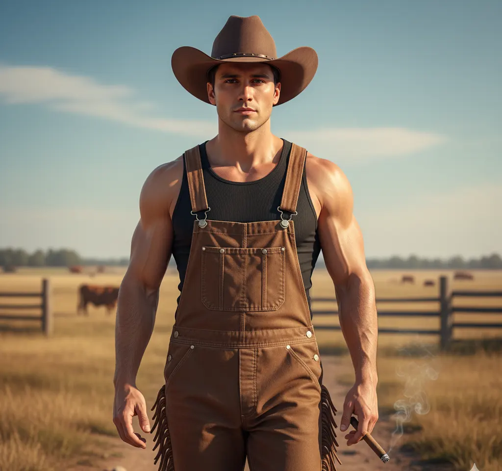 CowBoy Man 3 AI Headshot Generator template