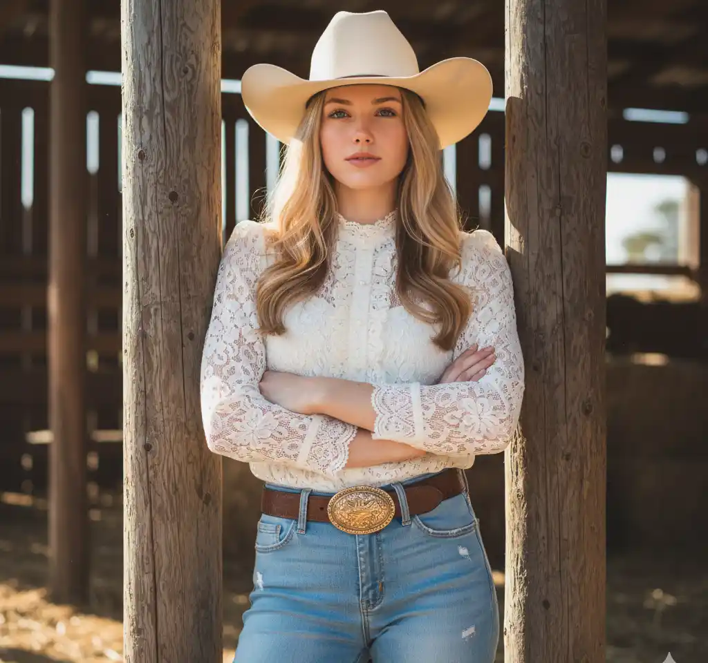 CowGirl Woman 1 JKOgyI4 AI Headshot Generator template