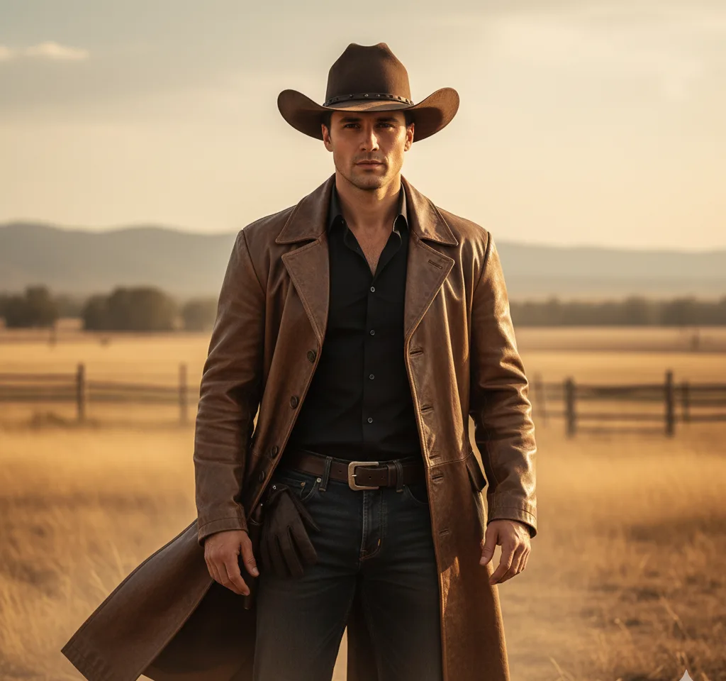 Cowboy Man 5 AI Headshot Generator template