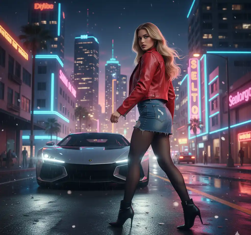 Gta Woman 1 AI Headshot Generator template