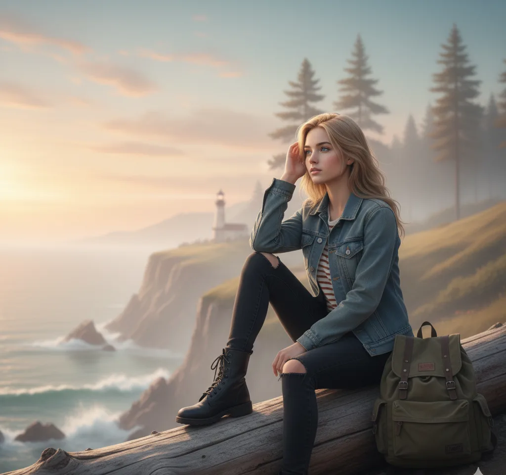 Life Is Strange Woman 3 AI Headshot Generator template