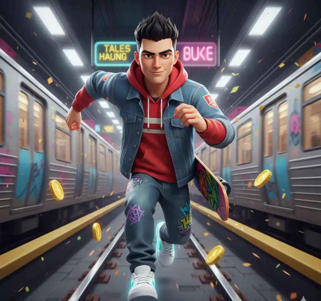 Subway Man 1 AI Headshot Generator template