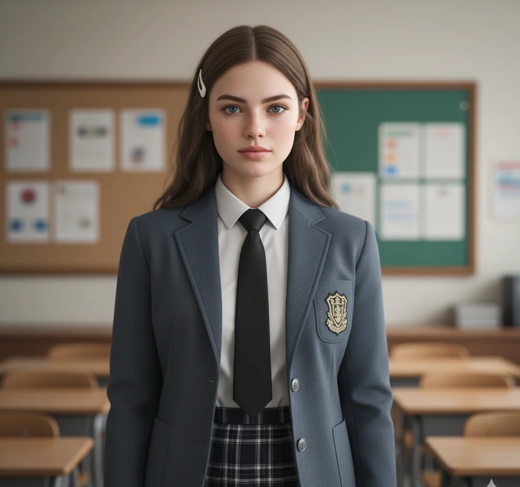 Student Woman 3 AI Headshot Generator template