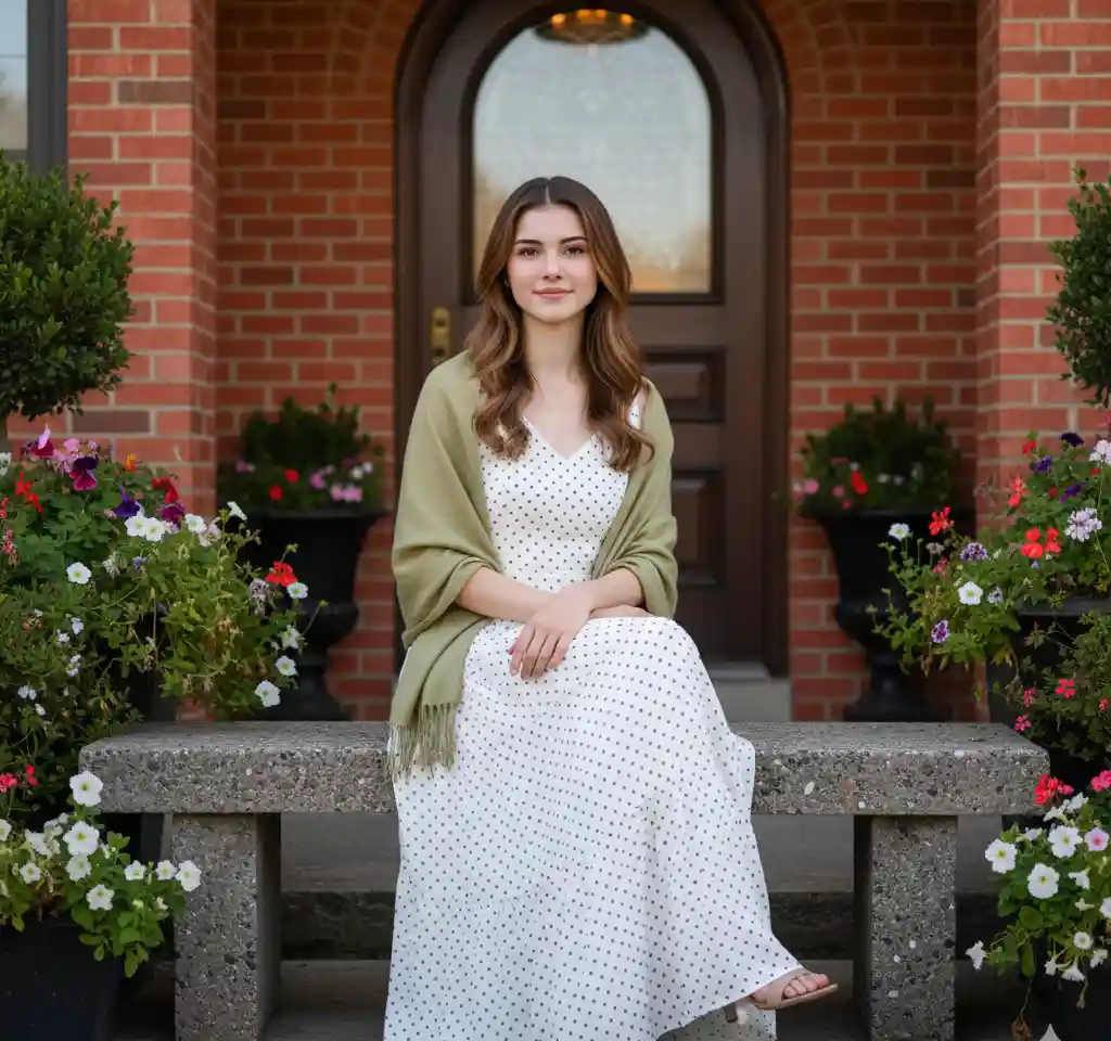 House Entrance AI Headshot Generator template