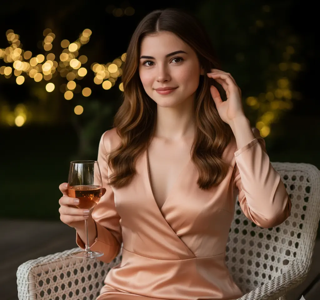 Midnight Peach AI Headshot Generator template