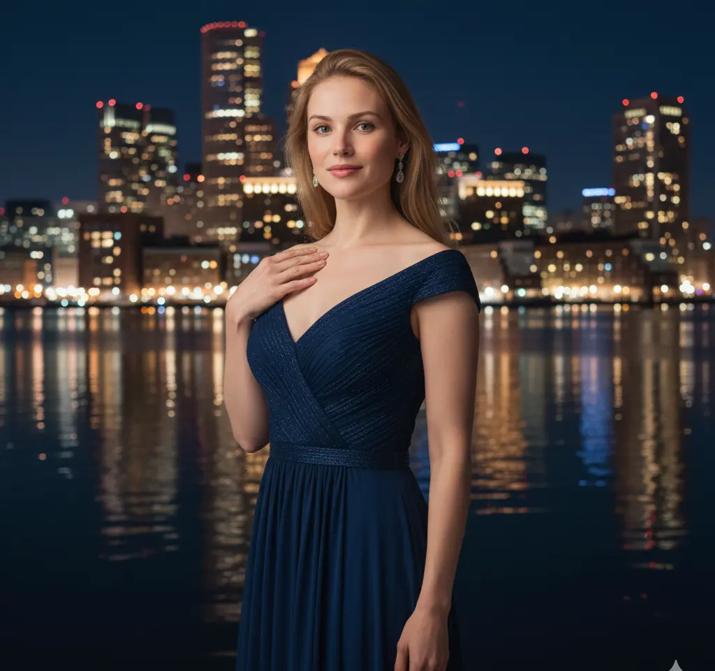 Night Out Woman 2 AI Headshot Generator template