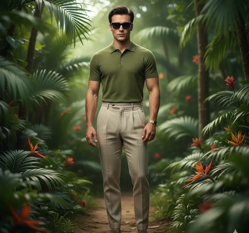 Old Money Aesthetic Man Portrait AI Headshot Generator template