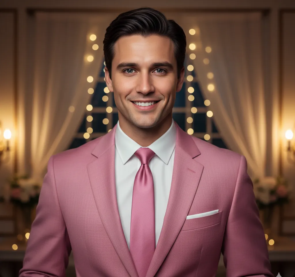 Prom Night Man Portrait AI Headshot Generator template