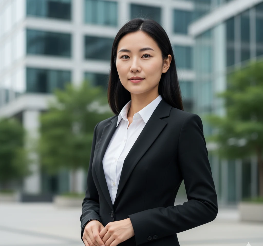 Office Suit Woman Portrait AI Headshot Generator template