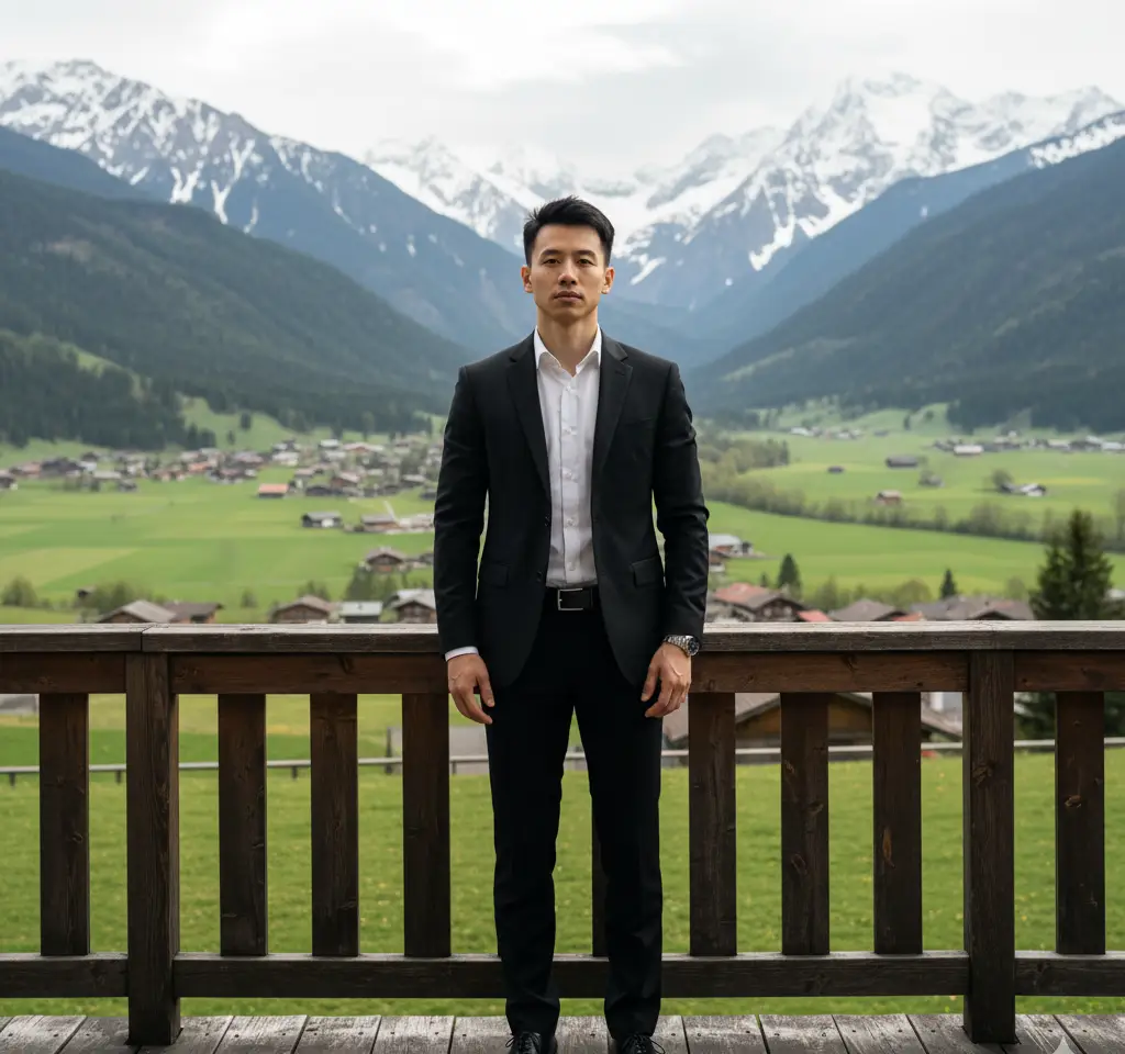 Hunza Valley Northern Pakistan Portrait AI Headshot Generator template