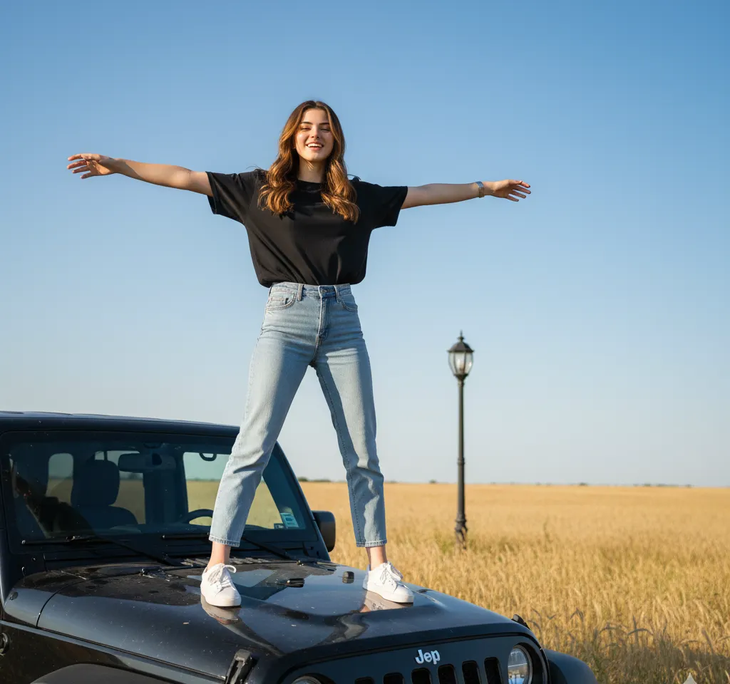 Open Landscape Scenic Portrait AI Headshot Generator template