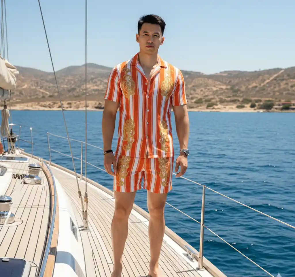 Sailboat Sea Adventure Portrait AI Headshot Generator template