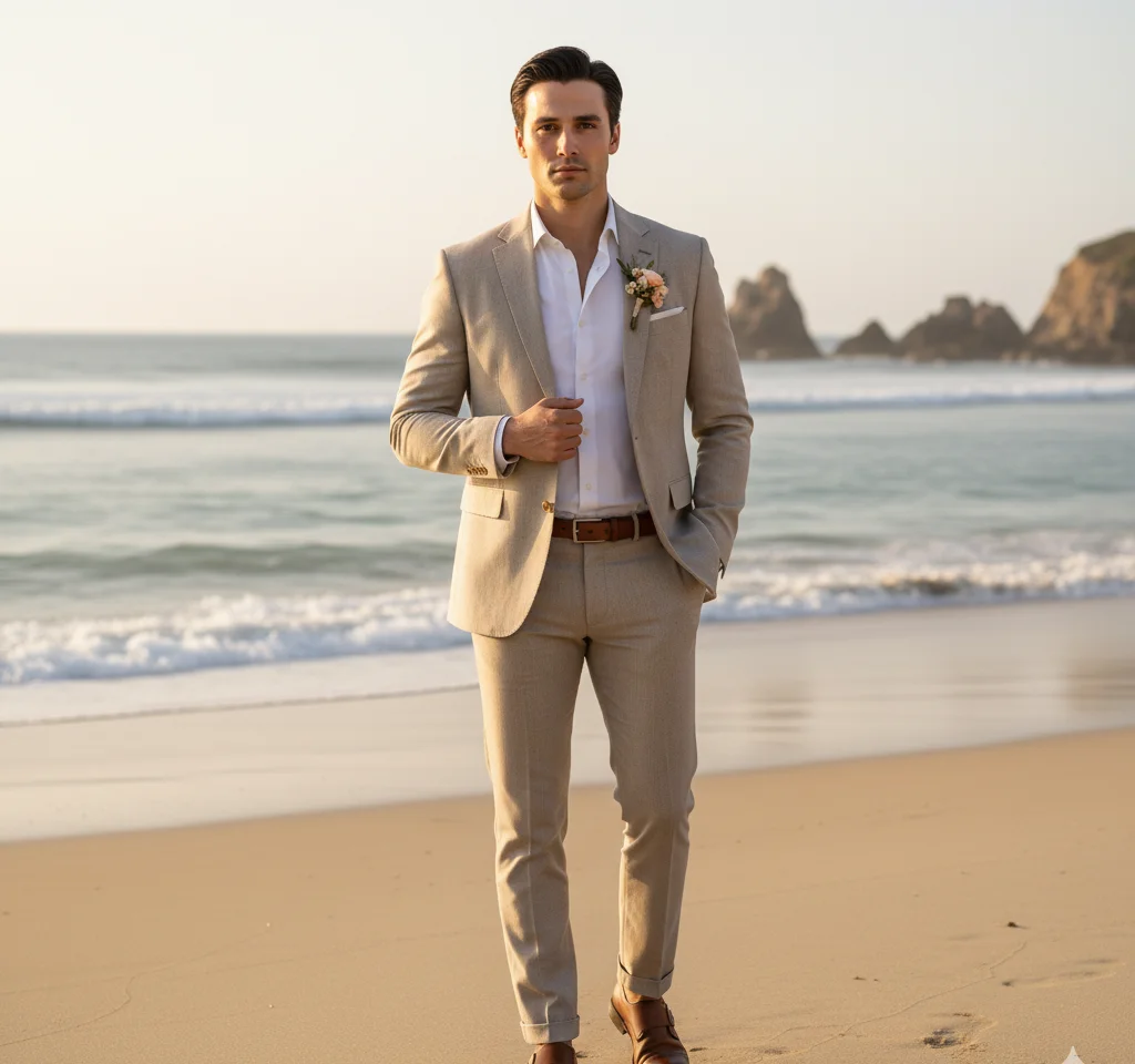 Wedding Day Man Portrait AI Headshot Generator template