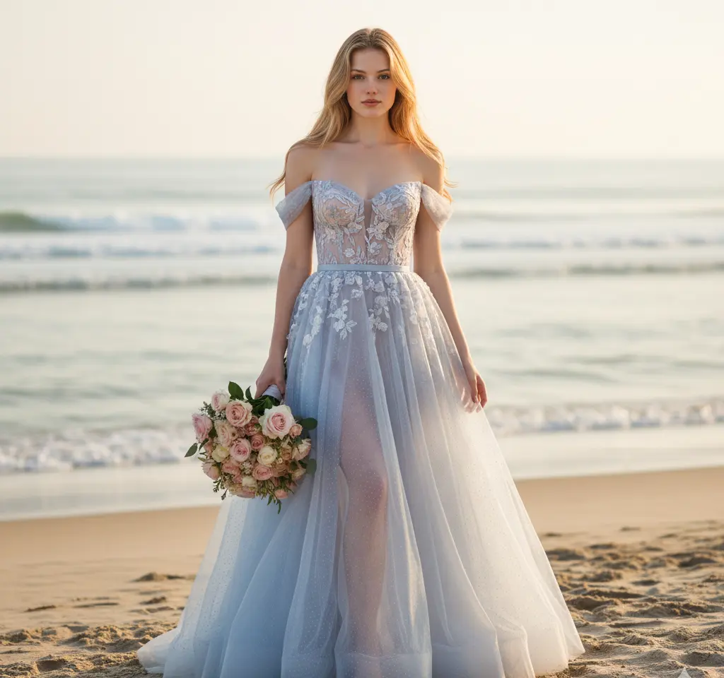 Traditional Wedding Woman Portrait AI Headshot Generator template