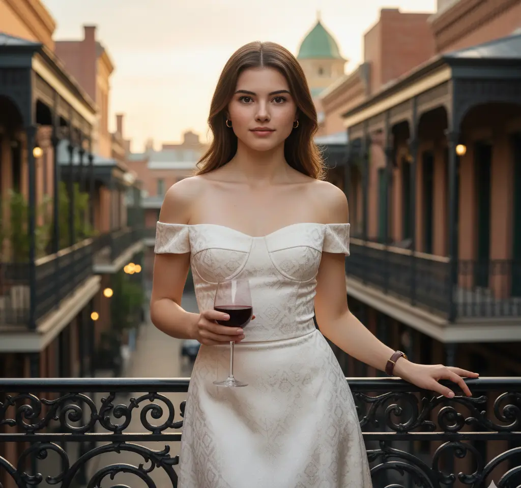 Old World Skyline City Portrait AI Headshot Generator template