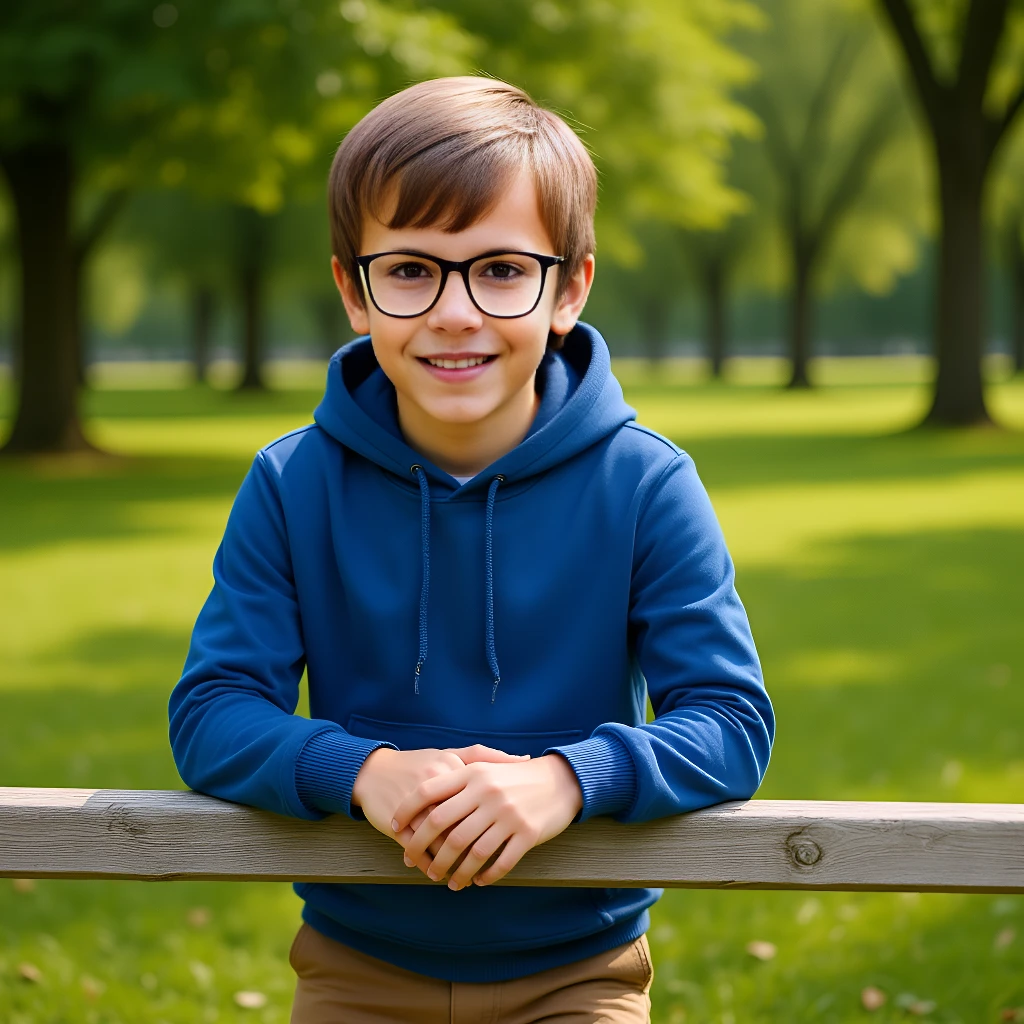 AI themed baby portrait