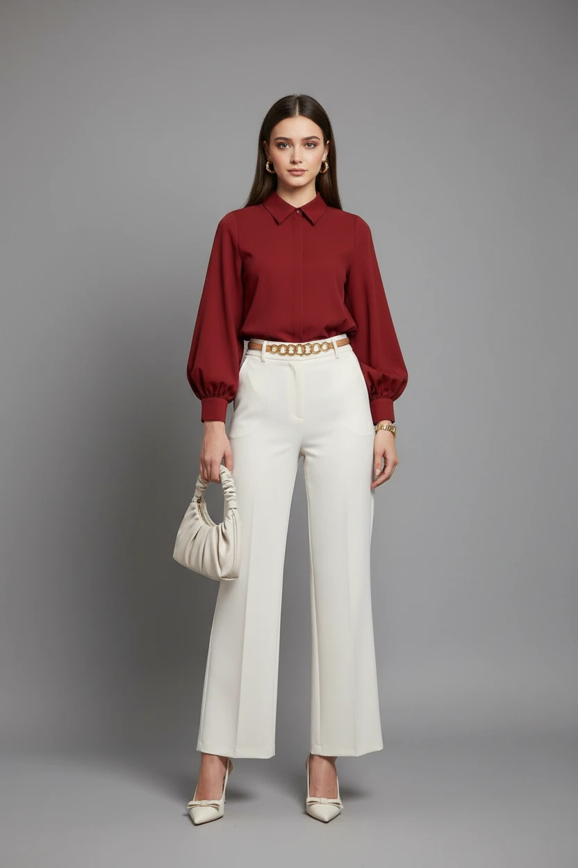 AI editorial fashion result