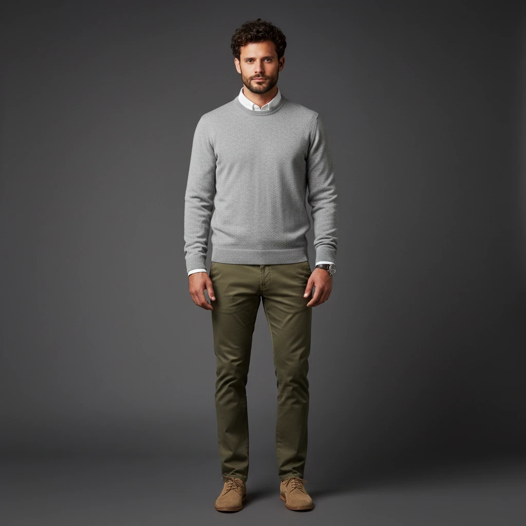 AI casual outfit transformation