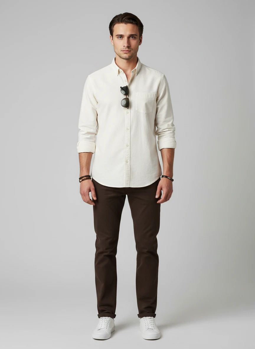 AI ethnic fashion look