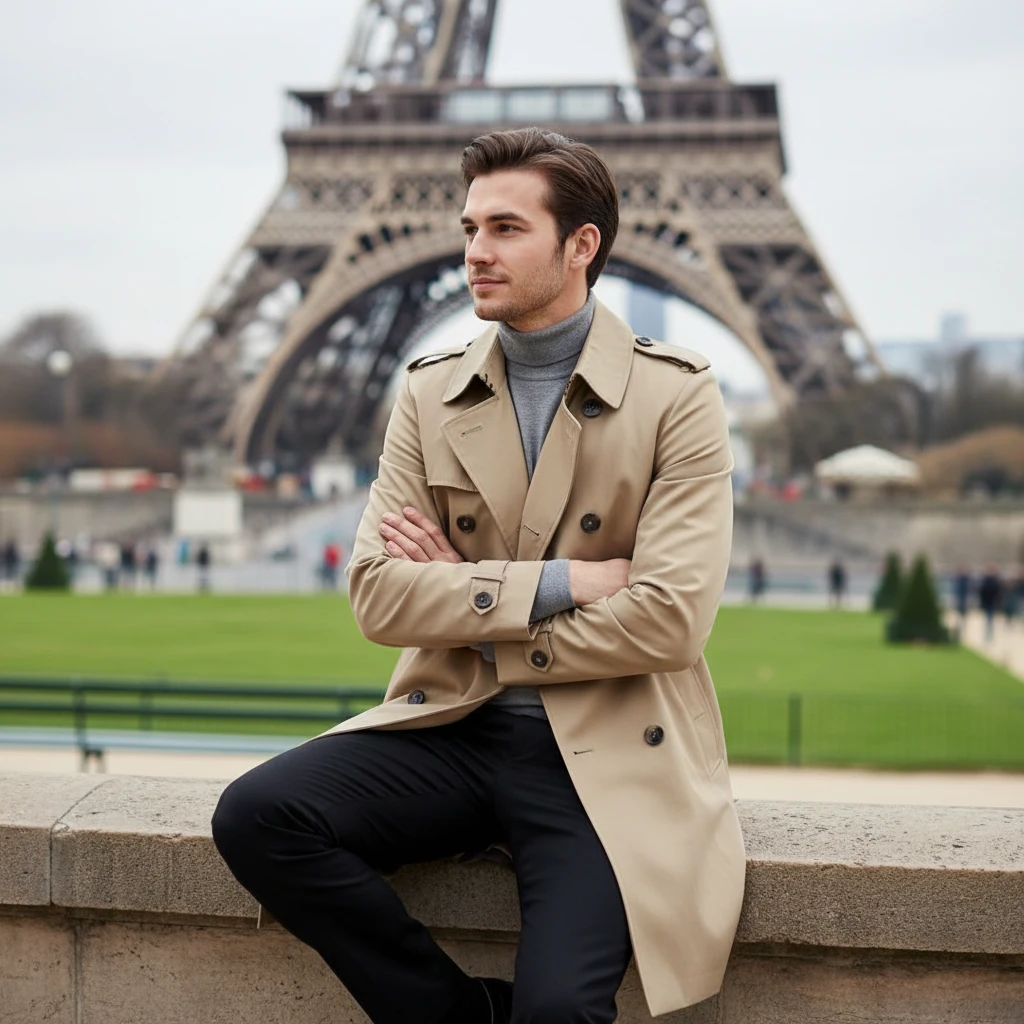 AI professional business headshot result