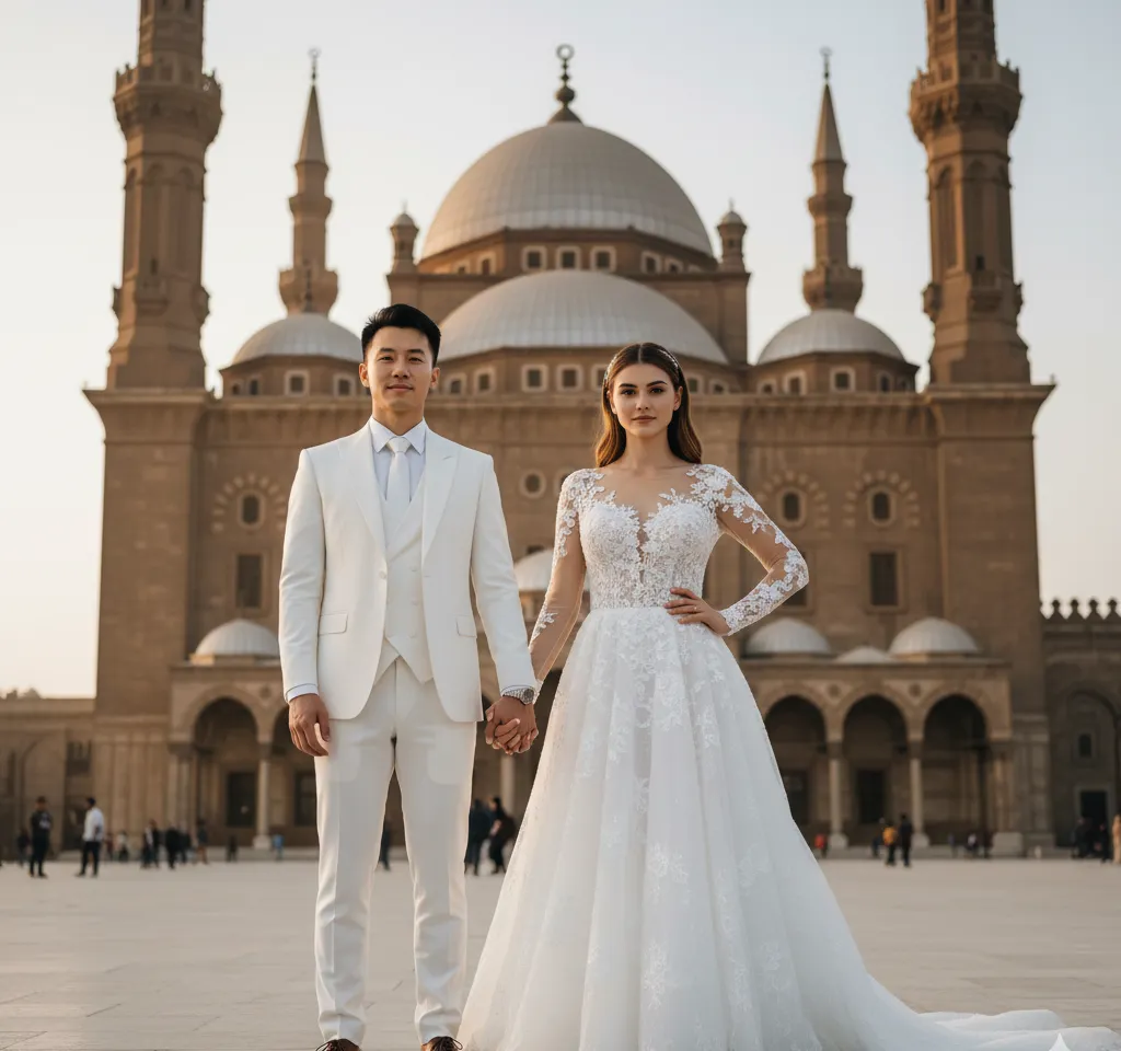 Citadel Of Salah El Din — AI Couple Photo AI Template
