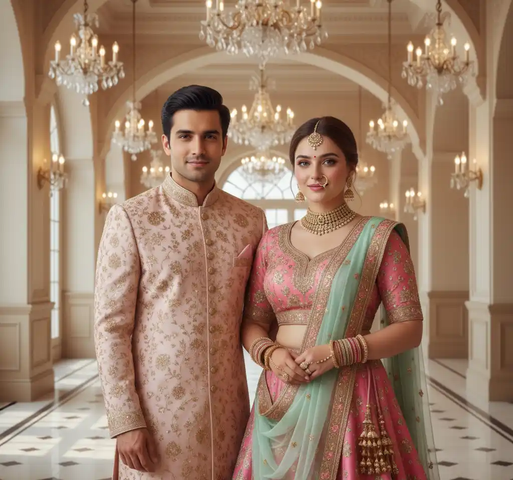 Historical Palace Couple Portrait — AI Couple Photo AI Template